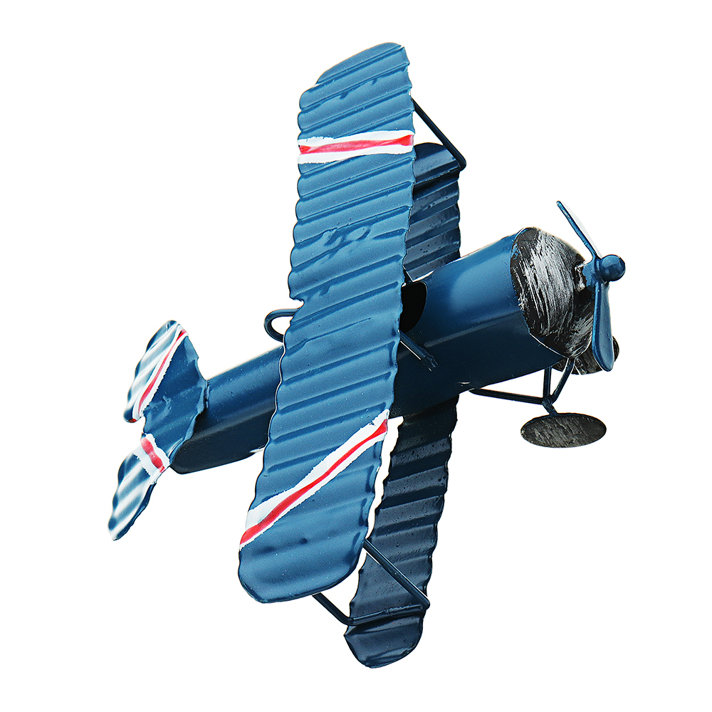 Zakka Plane Toy Classic Model Collection Childhood Memory Antique Tin Toys Home Decor 7 Zakka Plane Toy Classic Model Collection Childhood Memory Antique Tin Toys Home Decor - Image 7