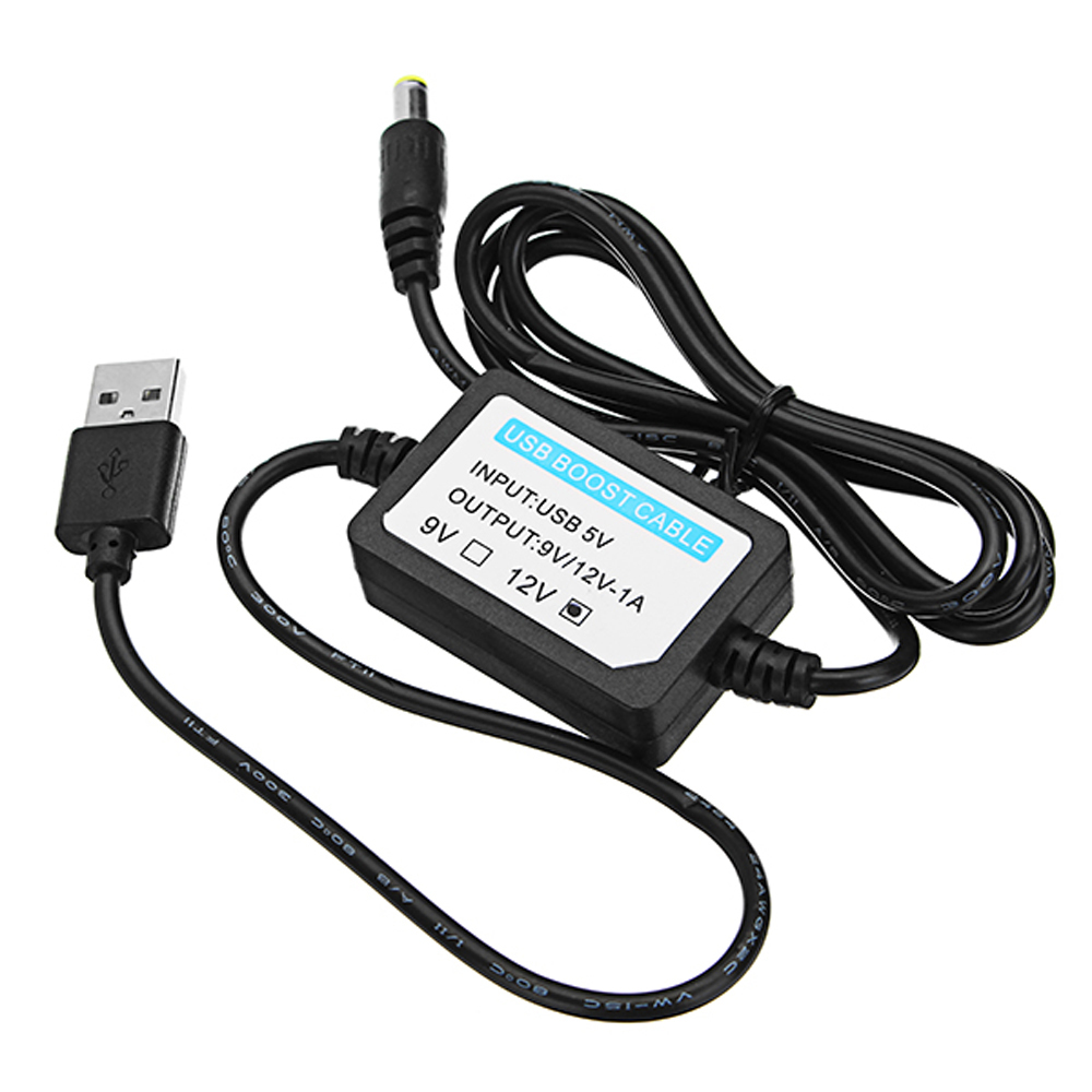 10pcs USB Boost Line Power Supply Module 5V To 12V Power Line 1A Power Cord 1