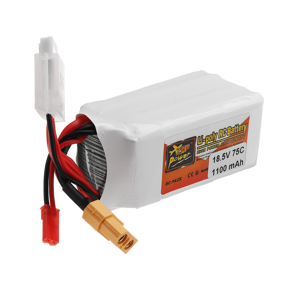 ZOP POWER 18.5V 1100mAh 75C 5S Lipo Battery With JST/XT60 Plug 4 ZOP POWER 18.5V 1100mAh 75C 5S Lipo Battery With JST/XT60 Plug - Image 4