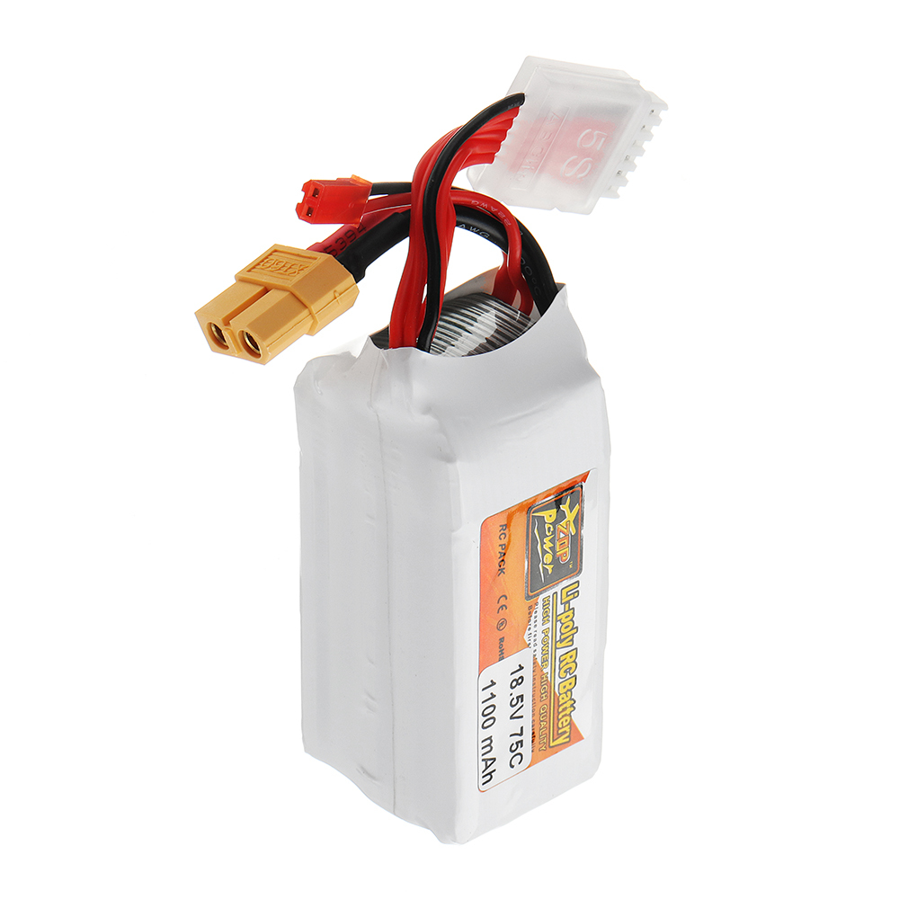 ZOP POWER 18.5V 1100mAh 75C 5S Lipo Battery With JST/XT60 Plug 5 ZOP POWER 18.5V 1100mAh 75C 5S Lipo Battery With JST/XT60 Plug - Image 5