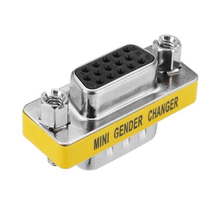 10Pcs DB15 Mini Gender Changer Adapter Female to Male Plug Adapter Connecters 4