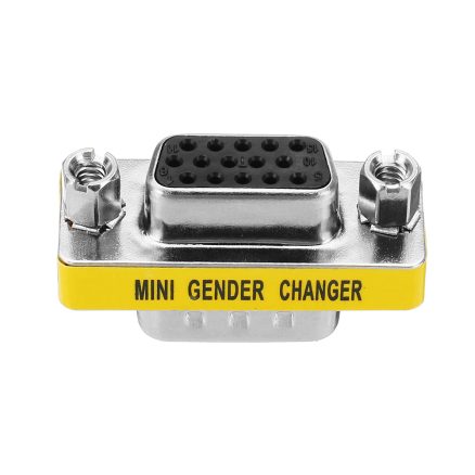 10Pcs DB15 Mini Gender Changer Adapter Female to Male Plug Adapter Connecters 7