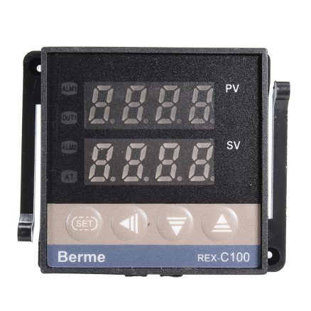110-240V 0~1300?„? REX-C100 Digital PID Temperature Controller Kit Alarm Function With Probe Relay 4