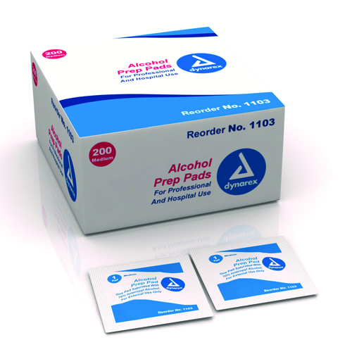 Alcohol Prep Pads- Bx/200 Medium Sterile 1 Alcohol Prep Pads- Bx/200 Medium Sterile