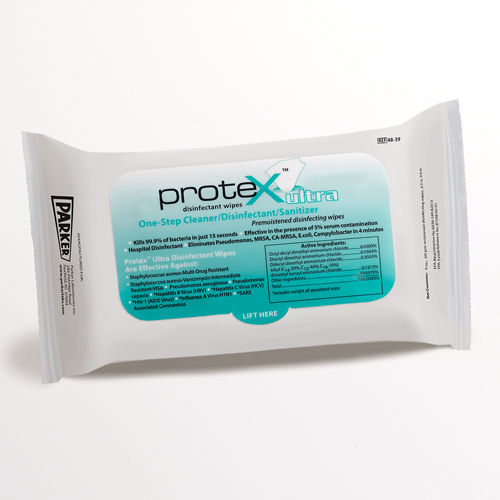 Protex Ultra Disinfectant Wipe 60ctSoftpack 6.5x6 NonAbrasive 2