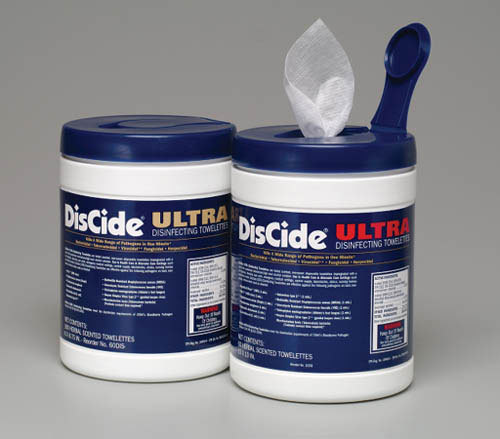 Discide Ultra Disinfecting Towelettes- 6 X 6.75 Pk/160 1 Discide Ultra Disinfecting Towelettes- 6 X 6.75 Pk/160