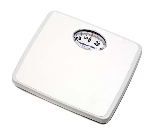 Square Analog Health-O-Meter Scale (330 LB) Capacity 1