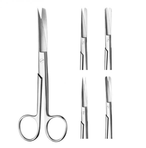 Operating Scissors- Sharp/Sharp- 4 1/2 Straight 1