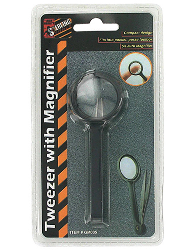 Forcep With Magnifier- 3 Retail Pack 2