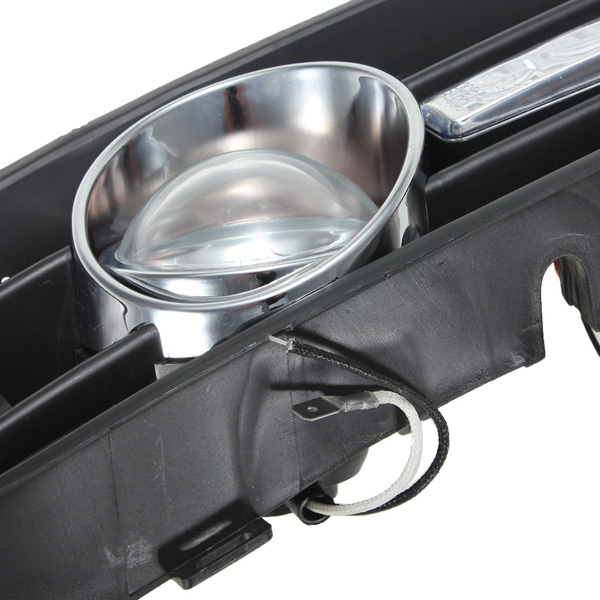 Car Front Bumper Grille Fog Lights DRL Driving Lamp with Switch and Harness for VW Golf MK4 1997-2006 3 Car Front Bumper Grille Fog Lights DRL Driving Lamp with Switch and Harness for VW Golf MK4 1997-2006 - Image 3