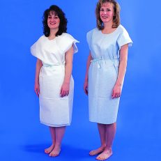 Paper Patient Exam Gowns- White Bx/50