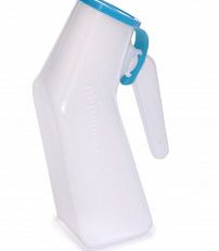 Urinal Male Translucent Reusable Autoclavable Blue Cap