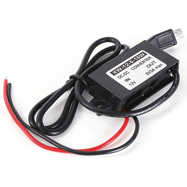 12V To 5V DC DC Converter Module With USB Output Power Adapter 15W 1