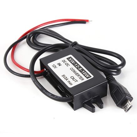12V To 5V DC DC Converter Module With USB Output Power Adapter 15W 2