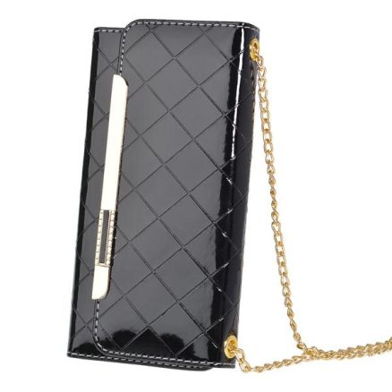 Messenger Pouch PU Leather Metal Chain Case For iPhone 6 Plus 1