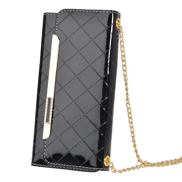 Messenger Pouch PU Leather Metal Chain Case For iPhone 6 Plus 2