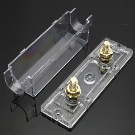 Car Fuse Holder and Free ANL Fuse 0 Gauge Cable Inline Clear 4