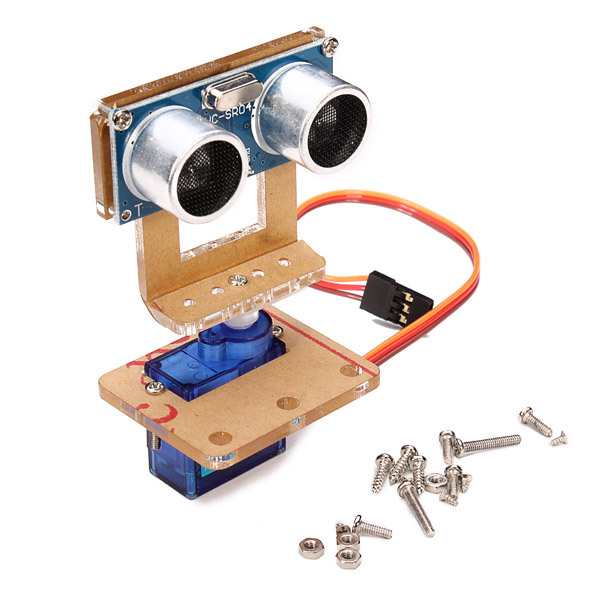 Smart Robot Acrylic Mounting Servo Bracket For Ultrasonic Ranging Module Analog Servo 1 Smart Robot Acrylic Mounting Servo Bracket For Ultrasonic Ranging Module Analog Servo