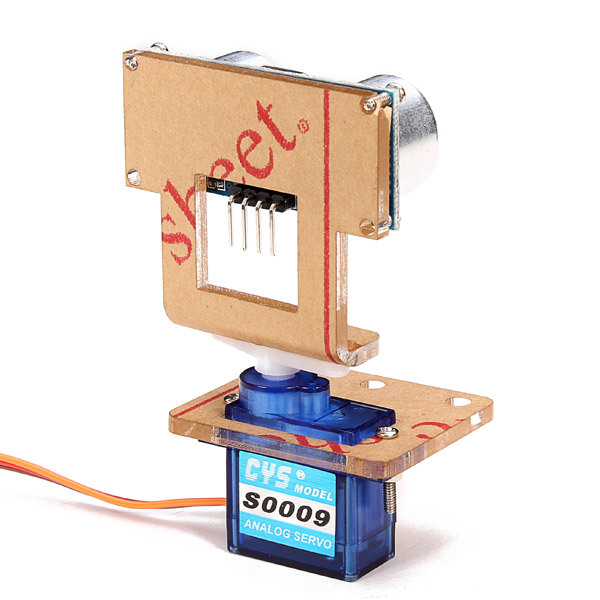 Smart Robot Acrylic Mounting Servo Bracket For Ultrasonic Ranging Module Analog Servo 4 Smart Robot Acrylic Mounting Servo Bracket For Ultrasonic Ranging Module Analog Servo - Image 4