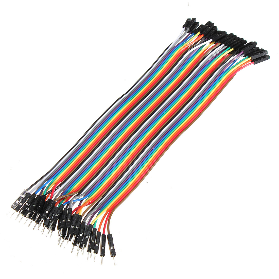 40pcs 20cm Male To Female Jumper Cable Dupont Wire 1