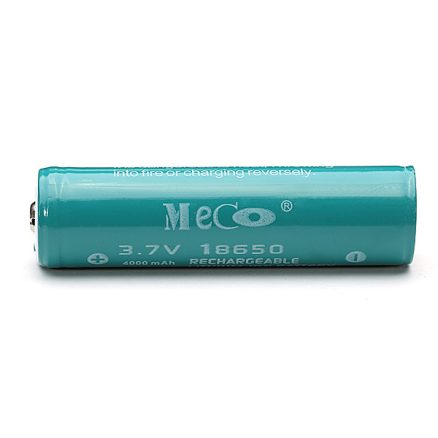 10PCS MECO 3.7v 4000mAh Protected Rechargeable 18650 Li-ion Battery 6