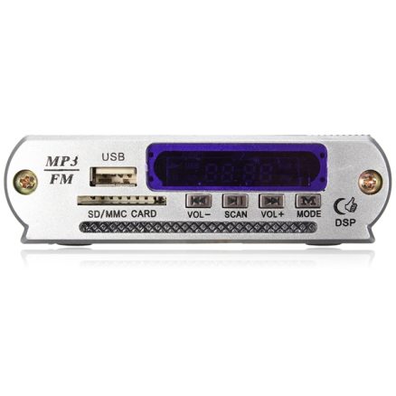 Mini Digital Player FM Radio Remote Control LED Display MP3 USB SD Headphone Out Car Amplifier 3