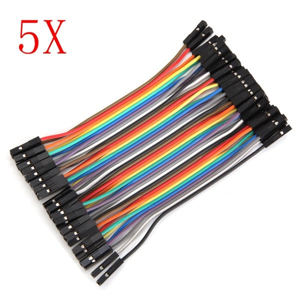 200pcs 10cm Female To Female Jumper Cable Dupont Wire For 1