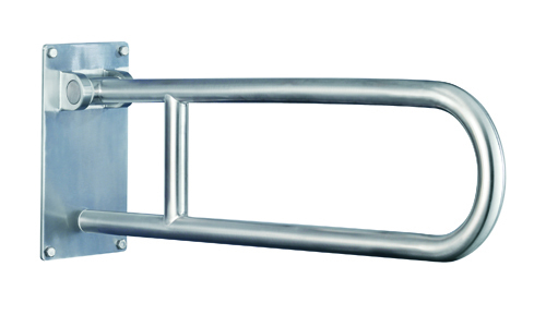 Flip-Up Grab Bar Peened Stainless Steel Std 1 Flip-Up Grab Bar Peened Stainless Steel Std