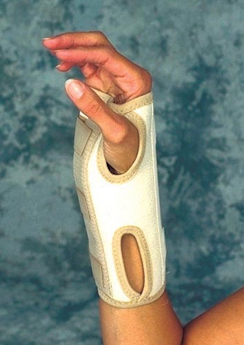 Canvas Wrist Brace Medium 3 - 3 1/2 Sportaid 1 Canvas Wrist Brace Medium 3 - 3 1/2 Sportaid