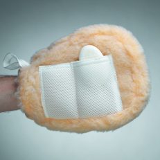 Sheepskin Bath Mitt  Universal