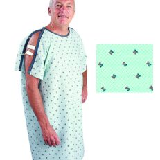 Patient I.V. Gown Geometric Print