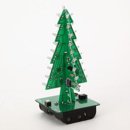 Geekcreit?® DIY Christmas Tree LED Flash Kit 3D Electronic Learning Kit 4