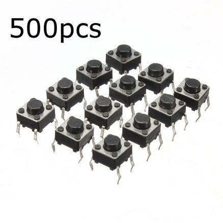Geekcreit?® 500pcs Mini Micro Momentary Tactile Tact Switch Push Button DIP P4 Normally Open 1