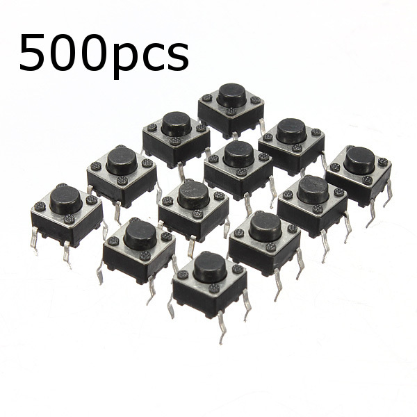 Geekcreit?® 500pcs Mini Micro Momentary Tactile Tact Switch Push Button DIP P4 Normally Open 1 Geekcreit?® 500pcs Mini Micro Momentary Tactile Tact Switch Push Button DIP P4 Normally Open