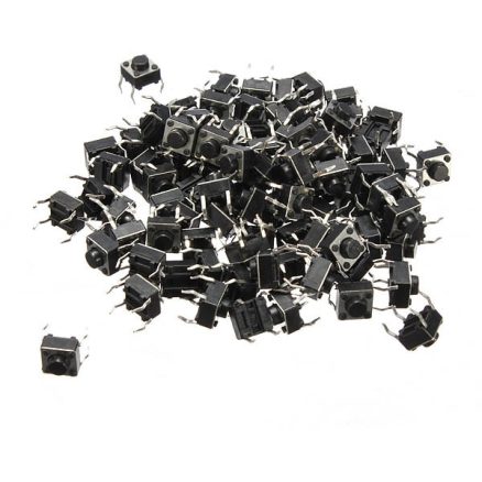 Geekcreit?® 500pcs Mini Micro Momentary Tactile Tact Switch Push Button DIP P4 Normally Open 2