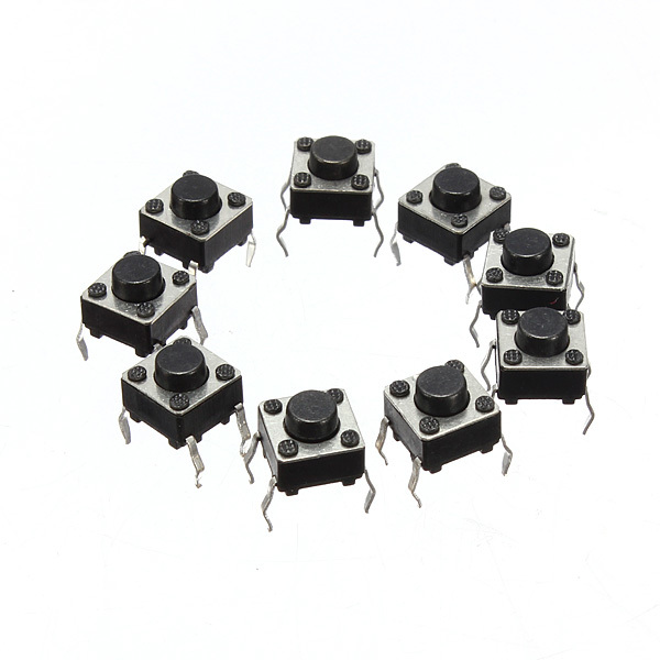 Geekcreit?® 500pcs Mini Micro Momentary Tactile Tact Switch Push Button DIP P4 Normally Open 3 Geekcreit?® 500pcs Mini Micro Momentary Tactile Tact Switch Push Button DIP P4 Normally Open - Image 3