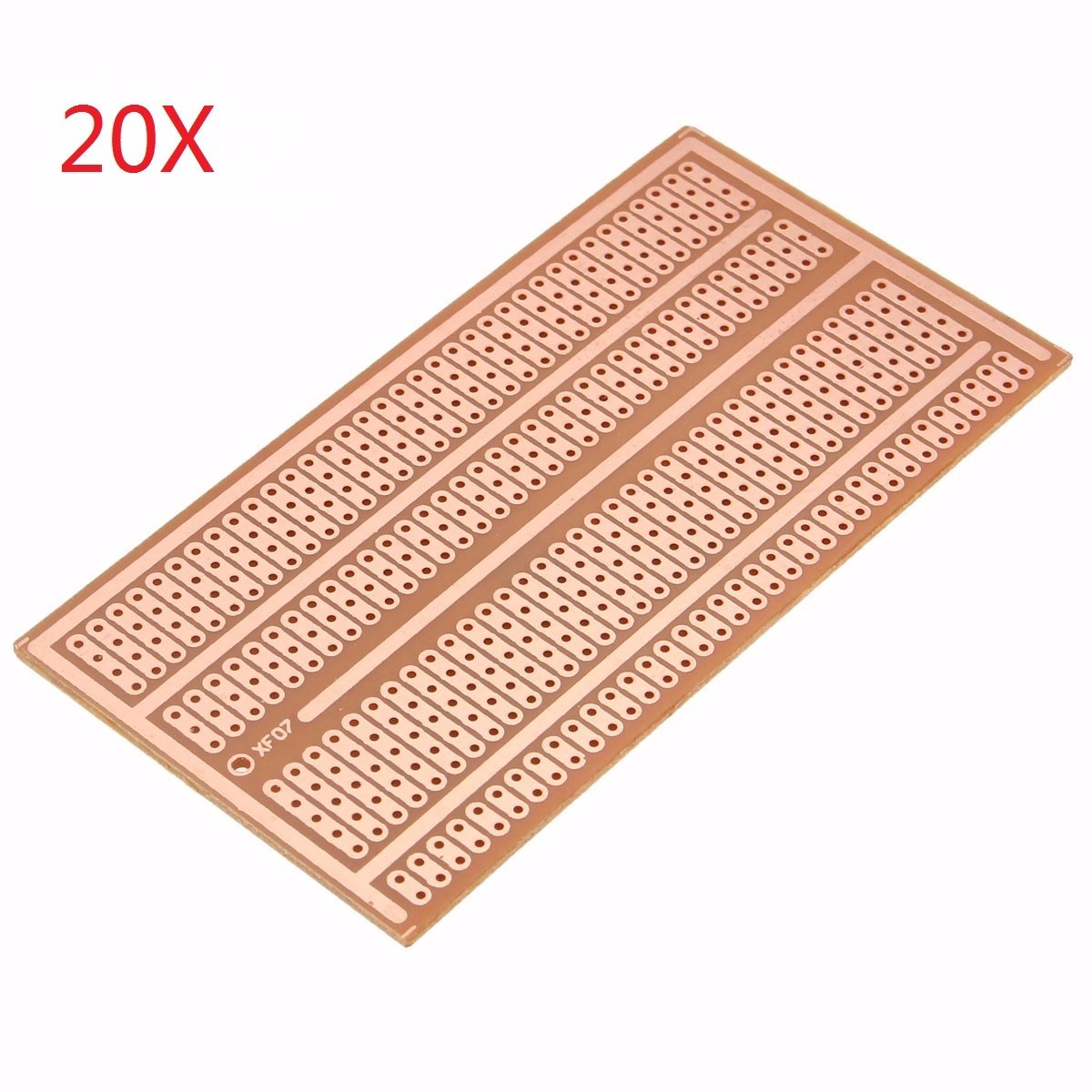 20pcs 5X10cm Single Side Copper Prototype Paper PCB Breadboard 2-3-5 Joint Hole 1 20pcs 5X10cm Single Side Copper Prototype Paper PCB Breadboard 2-3-5 Joint Hole