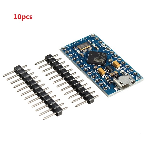 10pcs Pro Micro 5V 16M Mini Leonardo Microcontroller Development Board Geekcreit for Arduino - products that work with official Arduino boards 1