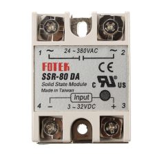 80A SSR-80DA Solid State Relay Module DC To AC 24V-380V Output