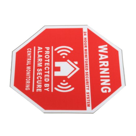 5Pcs Home Alarm Security Stickers Decals Signs for Window Doors 5