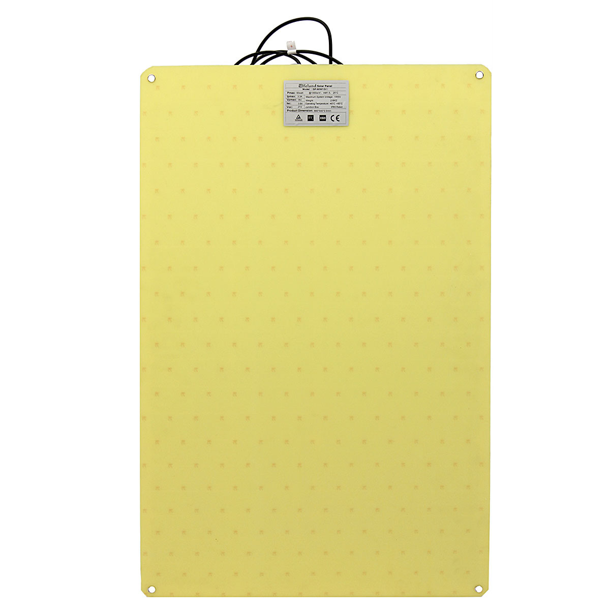 Elfeland SP-8 60W 12V Monocrystalline Flexible ETFT High Efficiency Solar Panel 3 Elfeland SP-8 60W 12V Monocrystalline Flexible ETFT High Efficiency Solar Panel - Image 3