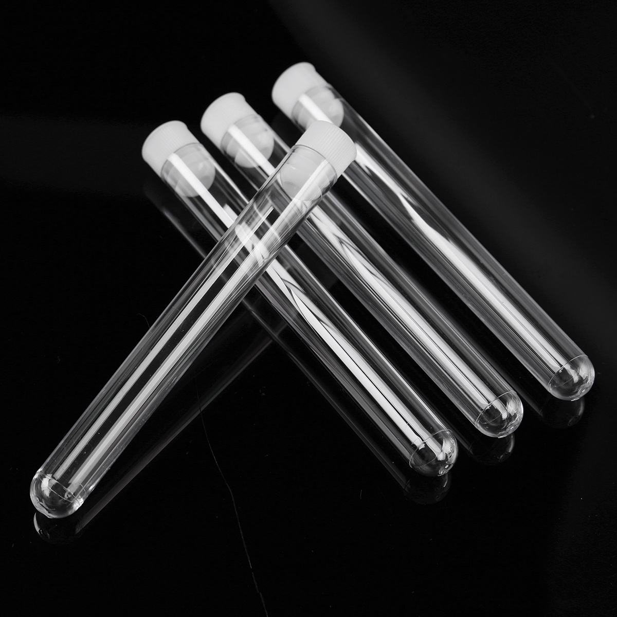 50Pcs 12x100mm Clear Plastic Test Laboratory Tubes Container with White Push Caps 4 50Pcs 12x100mm Clear Plastic Test Laboratory Tubes Container with White Push Caps - Image 4
