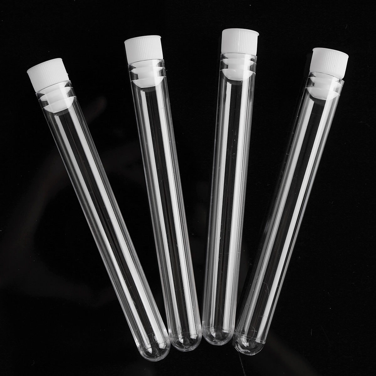 50Pcs 12x100mm Clear Plastic Test Laboratory Tubes Container with White Push Caps 6 50Pcs 12x100mm Clear Plastic Test Laboratory Tubes Container with White Push Caps - Image 6