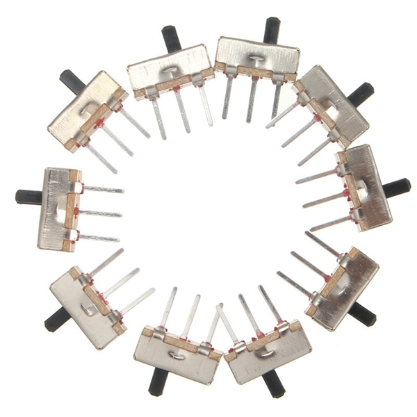 100pcs SS12D00G3 2 Position SPDT 1P2T 3 Pin PCB Panel Mini Vertical Slide Toggle Switch 4 100pcs SS12D00G3 2 Position SPDT 1P2T 3 Pin PCB Panel Mini Vertical Slide Toggle Switch - Image 4