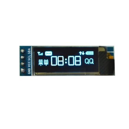 5Pcs Geekcreit 0.91 Inch 128x32 IIC I2C Blue OLED LCD Display DIY Oled Module SSD1306 Driver IC DC 3.3V 5V For PIC 5