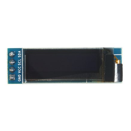 5Pcs Geekcreit 0.91 Inch 128x32 IIC I2C Blue OLED LCD Display DIY Oled Module SSD1306 Driver IC DC 3.3V 5V For PIC 6