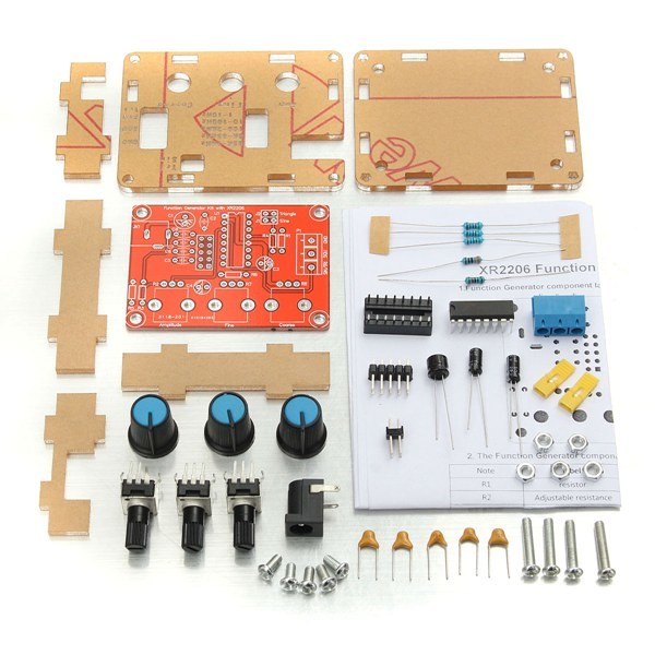 Geekcreit?® XR2206 Function Signal Generator DIY Kit Sine Triangle Square Output 1HZ-1MHZ 3 Geekcreit?® XR2206 Function Signal Generator DIY Kit Sine Triangle Square Output 1HZ-1MHZ - Image 3