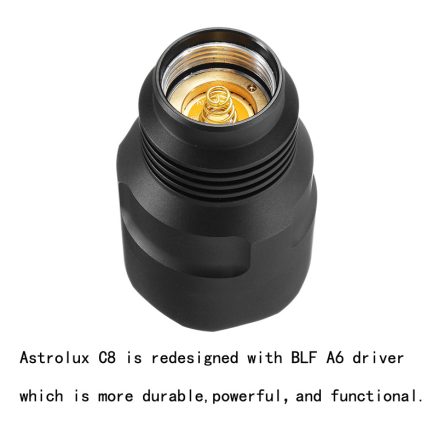 Astrolux C8 XP-L HI 1300Lumens 7/4modes A6 Driver Tactical EDC LED Flashlight 18650 6
