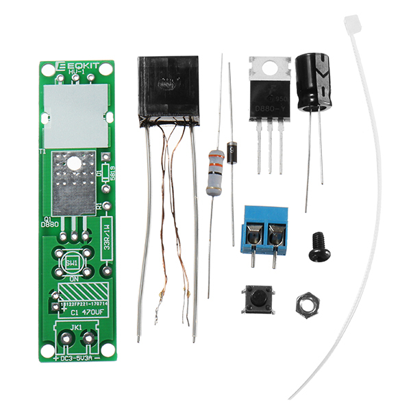 EQKIT?® Arc Ignition Lighter DC3-5V 3A DIY High Pressure Electronic Lighter Module Kit 2 EQKIT?® Arc Ignition Lighter DC3-5V 3A DIY High Pressure Electronic Lighter Module Kit - Image 2