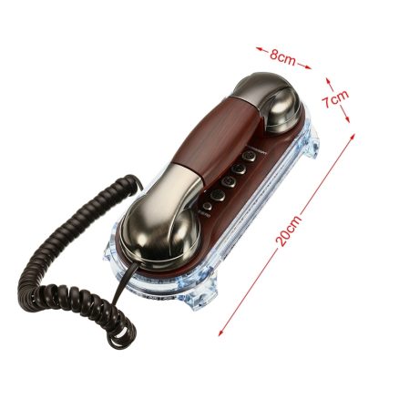 Wall Mounted Telephone Corded Phone Landline Antique Retro Telephones For Home Office Hotel 4